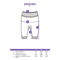 Ползунки, 2 шт. PLAYTODAY, 1121471