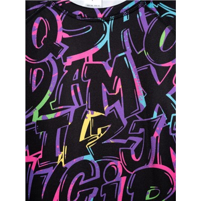 Термокомплект трикот. для девочек: фуфайка (футболка) с длин. рук, брюки