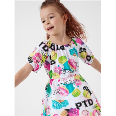Платье трикотажное для девочек