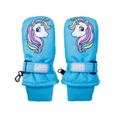 Варежки детские текстильные для девочек