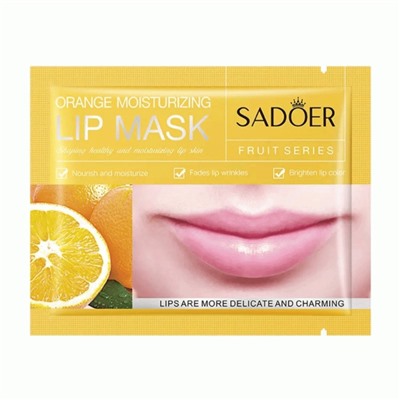 Маска-патчи для губ SADOER ORANGE MOISTURIZING