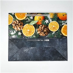 Пакет подарочный новогодний ламинированный «С Новым годом», XL 49×40×19 см