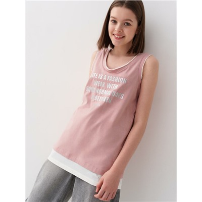 Майка трикотажная для девочек