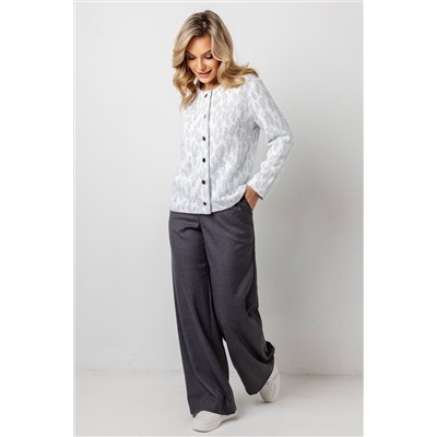 Жакет женский  4351/18/Молочный, голубой