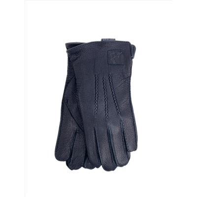 Перчатки мужские из натуральной кожи цвет черный