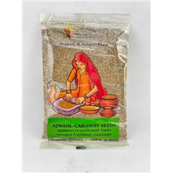 Аджван семена (индийский тмин) Ajwain-Caraway Seeds Bharat Bazaar 100 гр.