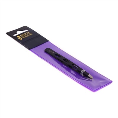 Mertz Пинцет косметический скошенный A235, 9 см 242