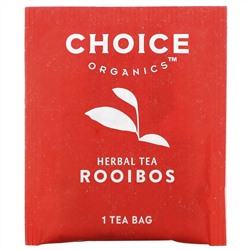 Choice Organic Teas, Herbal Tea, Organic Rooibos, Caffeine-Free, 16 Tea Bags, 1.12 oz (32 g)