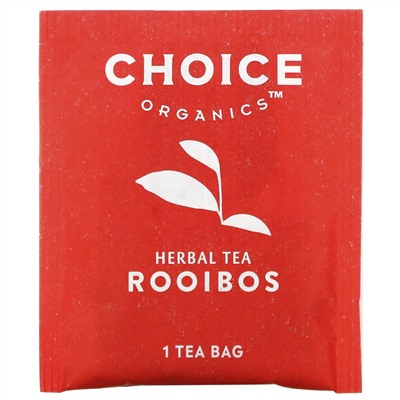 Choice Organic Teas, Herbal Tea, Organic Rooibos, Caffeine-Free, 16 Tea Bags, 1.12 oz (32 g)