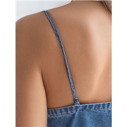 Сарафан из лиоцелла под деним