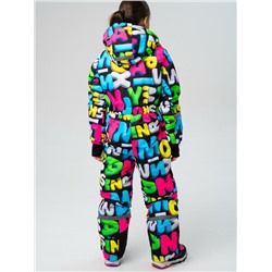 Комбинезон текстильный с полиуретановым покрытием для девочек