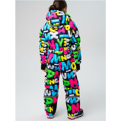 Комбинезон текстильный с полиуретановым покрытием для девочек