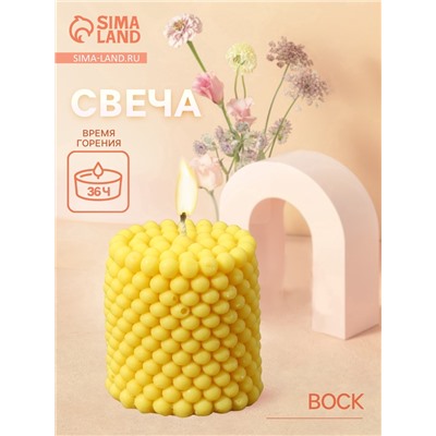 Свеча фигурная формовая «Столб шарики», 6×6×7 см, соевый воск, МИКС