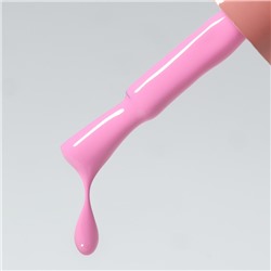 Гель лак для ногтей, однотонный, трехфазный, 10 мл, LED/UV, розовый (152)