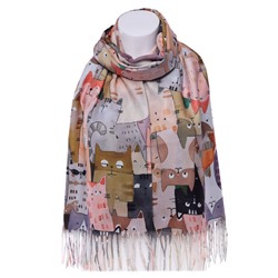 Палантин CY2593 Кошки