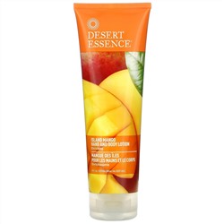Desert Essence, Лосьон для рук и тела, Островной манго, 8 жидких унций (237 мл)