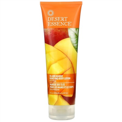 Desert Essence, Лосьон для рук и тела, Островной манго, 8 жидких унций (237 мл)