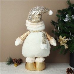 Новогоднее украшение Снеговик на телескопических ножках 55/74 см / RE2022 /уп 36/LED подсветка