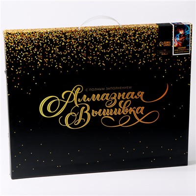 Алмазная мозаика с полным заполнением на холсте с подрамником «Самурай», 40×50 см