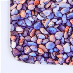 Набор ковриков для ванной и туалета Доляна «Галька», 2 шт.: 40×50, 50×80 см