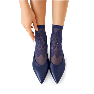 SiSi Носки calz. FIORE 20 носки (с рисунком цветок)