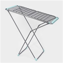 Сушилка для белья напольная, рабочая длина 18 м, серая