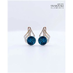 Серьги с кристаллами Swarovski