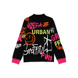 Свитер трикотажный для девочек