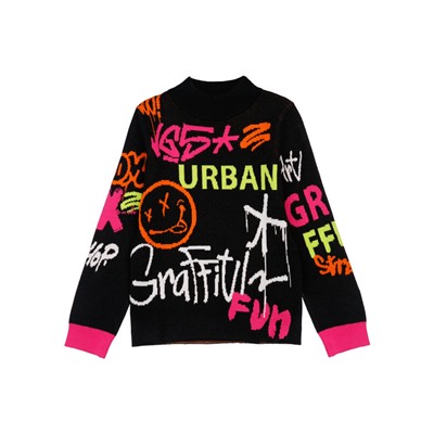 Свитер трикотажный для девочек