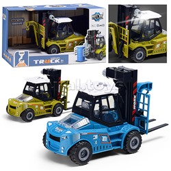 Машина "Вилочный погрузчик 2" 1:43 ( свет,звук) в коробке