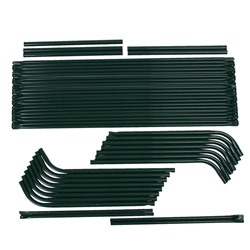 Мини-теплица, 4.9×1.4×1.15 м, стальной каркас d=16 мм, спанбонд 60 г/м²