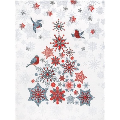 Набор 3 полотенца "Серпантин", рогожка