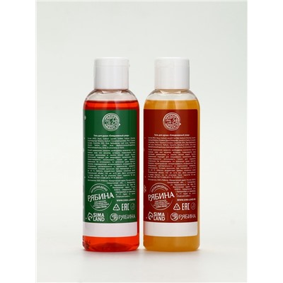 Подарочный набор новогодний «Дед Мороз», гель для душа 2 шт х 150 мл, мочалка, URAL LAB