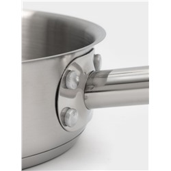 Сковорода-сотейник Hanna Knövell, 1.7 л, d=20 см, h=6 см, толщина стенки 0.6 мм, индукция, нержавеющая сталь