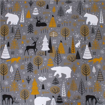 Покрывало 1.5 сп «Этель» Let it snow, 150×215 см, 100% хлопок