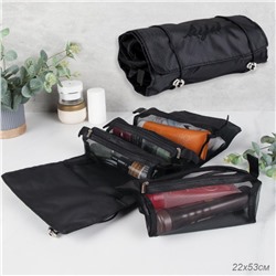 Косметичка 22х53 см черная / XN-022BL /уп 150/