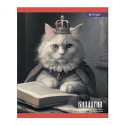 Комплект предметных тетрадей А5 48л., 10 предметов, со справ матер, скрепка, мелов. картон (стандарт), блок офсет, "Коронованные коты"