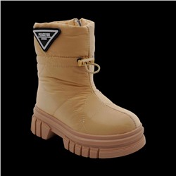 Дутики В5016-11 бежевые