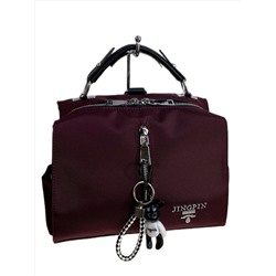 Женская сумка-рюкзак из текстиля, цвет бордовый