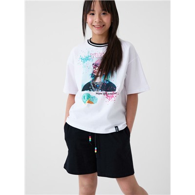 Шорты трикотажные для девочек, 2 шт в комплекте