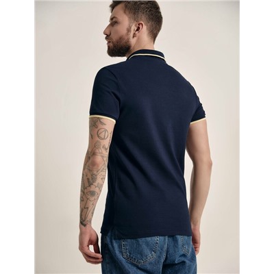 Джемперы DIWARI MD 944 Футболка-поло с контрастной отделкой