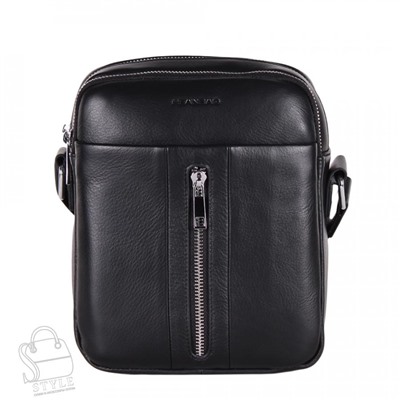 Сумка мужская кожаная 816-1BH black Heanbag