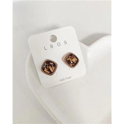 Серьги с кристаллами Swarovski