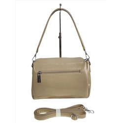 Женская сумка из искусственной кожи, цвет коричневый