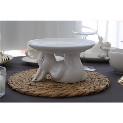 УЦЕНКА Блюдо для подачи «Зайка в золотом» 16×9.5 см