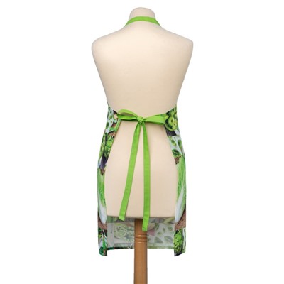 Фартук Этель GREEN 70×60 см, 100% хлопок, саржа 190 г/м²