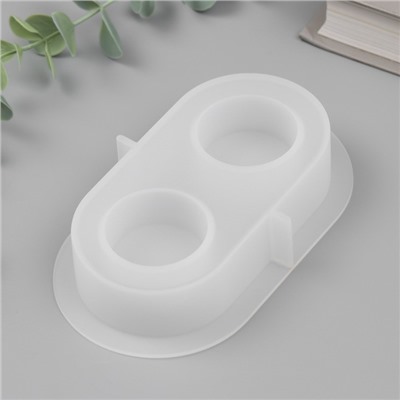 Молд силиконовый «Подсвечник, Лаконичность» 8×14×2.7 см