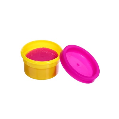 Набор для игры с мягким пластилином «Диномир», 6 баночек с массой для лепки, 5 форм