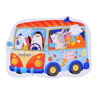 IQ Пазл напольный. Машинки (Cars 3л) 3+