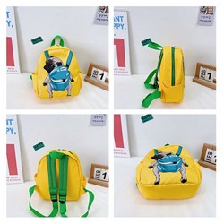 9681-3 желт Рюкзак для девочек (26х21х10)